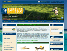 Tablet Screenshot of discountflies.com